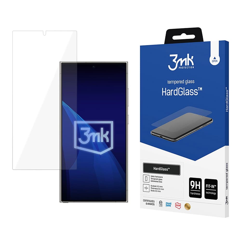 Sklo 3mk HardGlass Screen Protector - Samsung Galaxy S26 Ultra čiré
