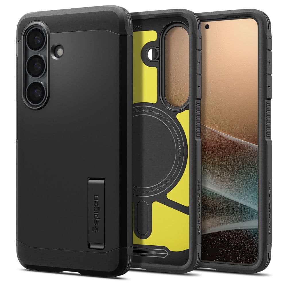 Kryt Spigen Tough Armor MagSafe (ACS10713) - Samsung Galaxy S26 Plus Černý - náhled 1