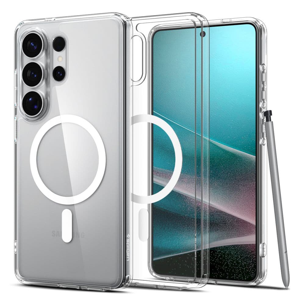 Kryt Spigen - Ultra Hybrid MagSafe (ACS10679) - Samsung Galaxy S26 Ultra čiro-bílý - náhled 1