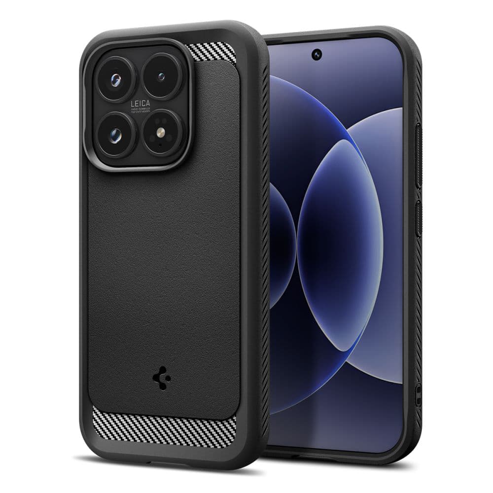 Kryt Spigen - Rugged Armor (ACS10458) - Xiaomi 17 matně černý - náhled 1