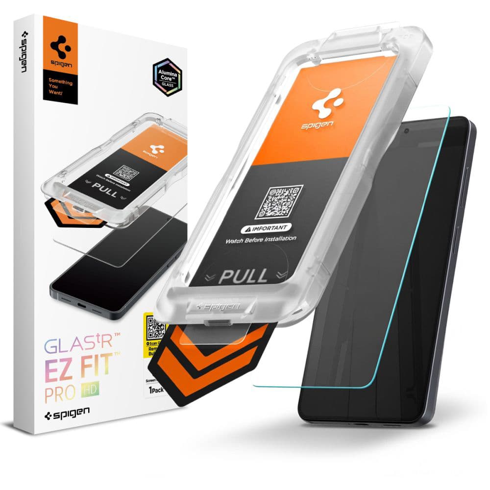 Tvrzené sklo Spigen - Glas.tR EZ-FIT Pro HD (AGL11086) - Samsung Galaxy S26 Plus čiré - náhled 1