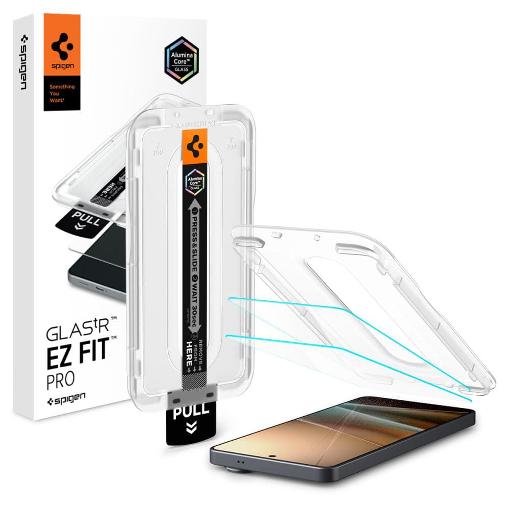 Tvrzené sklo Spigen - (2 pack) Glas.tR EZ-FIT Pro Anti-Reflection (AGL11069) - Samsung Galaxy S26 Ultra Čiré - náhled 1