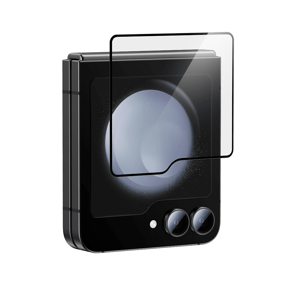 Tvrzené sklo Benks Glass Warrior HD pro Samsung Galaxy Z Flip 6 černé - náhled 1