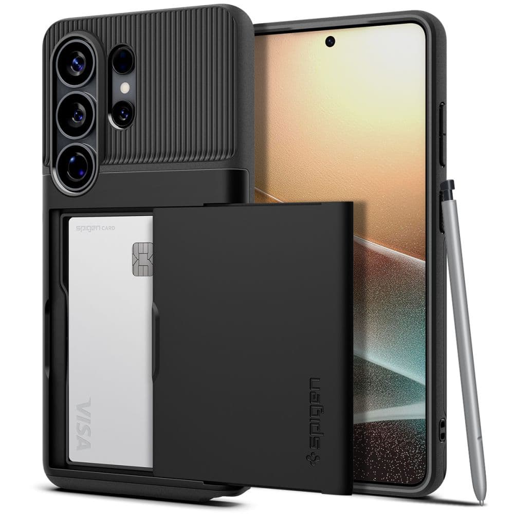 Kryt Spigen - Slim Armor CS (ACS11036) - Samsung Galaxy S26 Ultra Černý - náhled 1