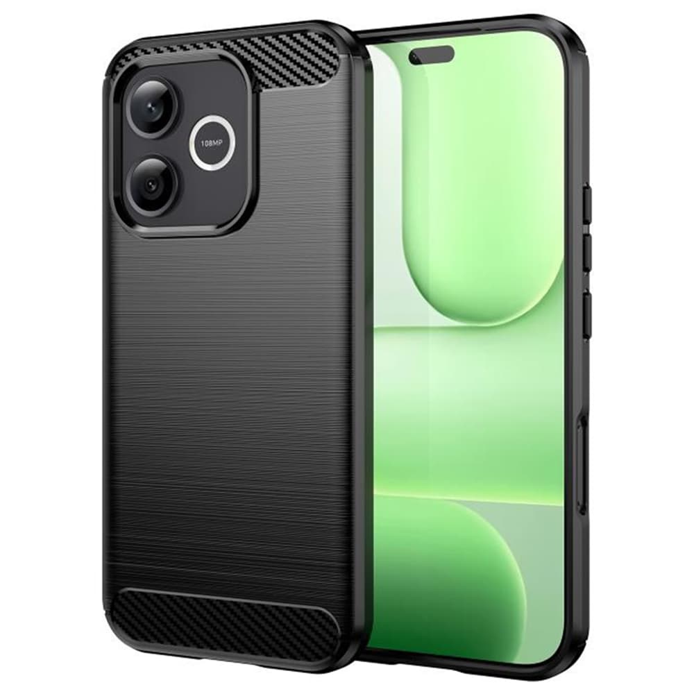 Kryt Techsuit Carbon Silicone pro Honor 600 Lite černý - náhled 1