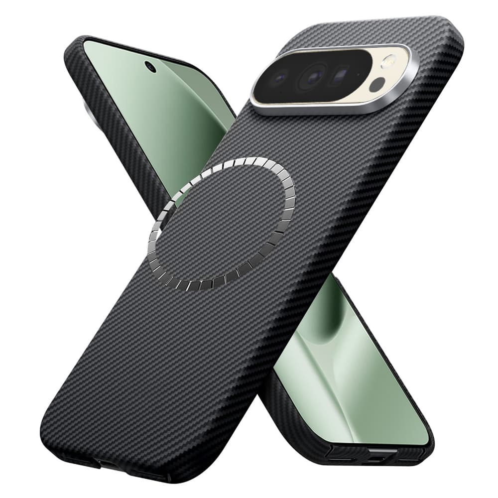 Kryt Techsuit Aramid Fiber MagSafe pro Google Pixel 10 Pro XL černý - náhled 1