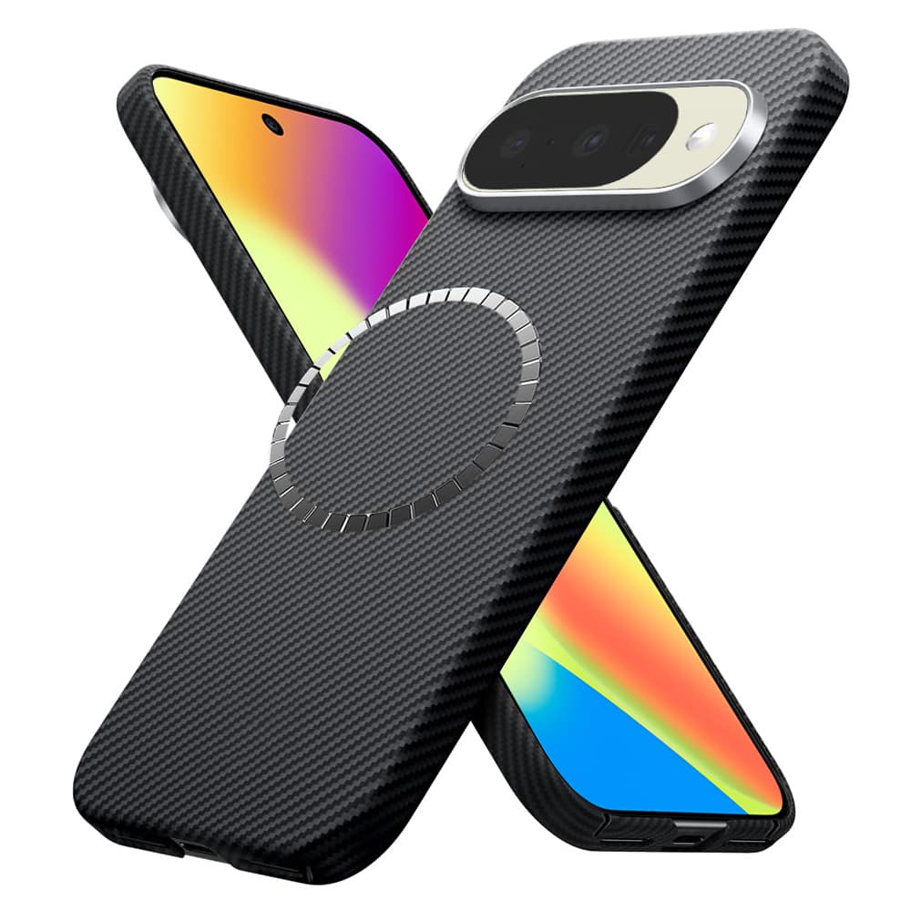 Kryt Techsuit Aramid Fiber MagSafe pro Google Pixel 10 / Pixel 10 Pro černý - náhled 1