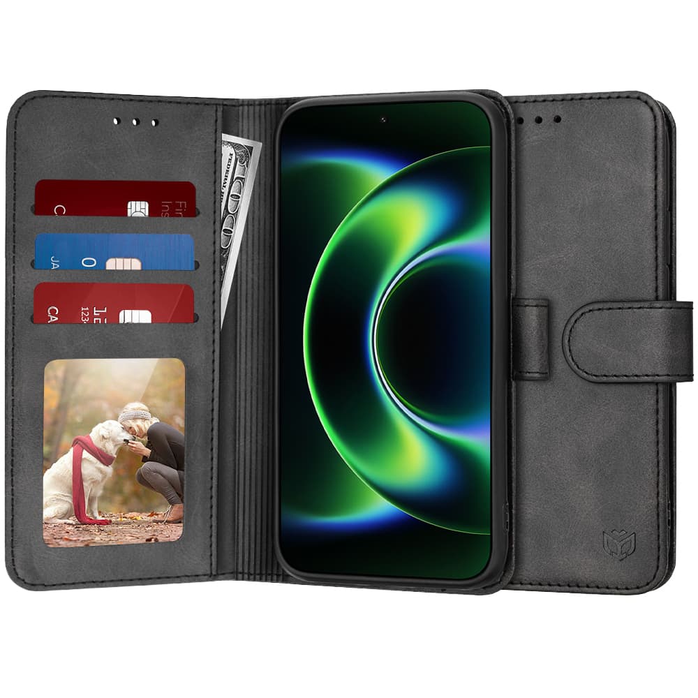 Knížkové pouzdro Techsuit Diary Book na Xiaomi 17 Ultra černé - náhled 1
