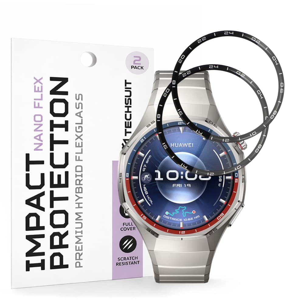 Fólie Techsuit Nano Flex (2 pack) Huawei Watch GT 6 Pro černá - náhled 1