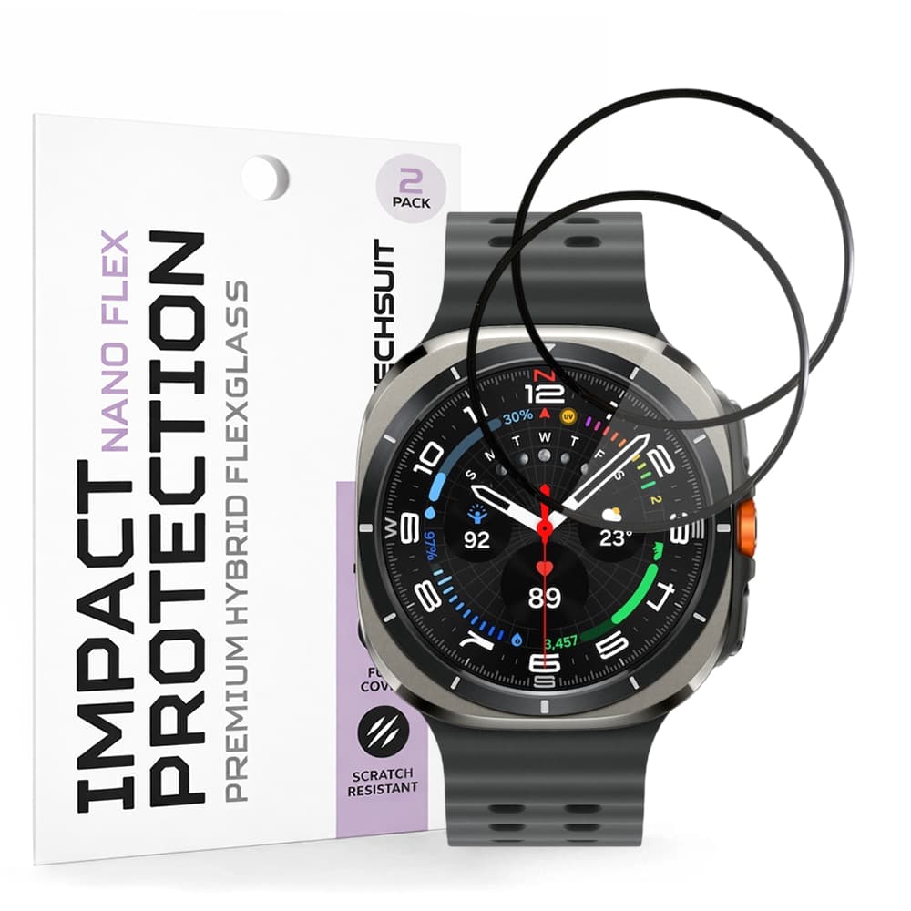 Fólie Techsuit Nano Flex (2 pack) Samsung Galaxy Watch Ultra 47mm černá - náhled 1