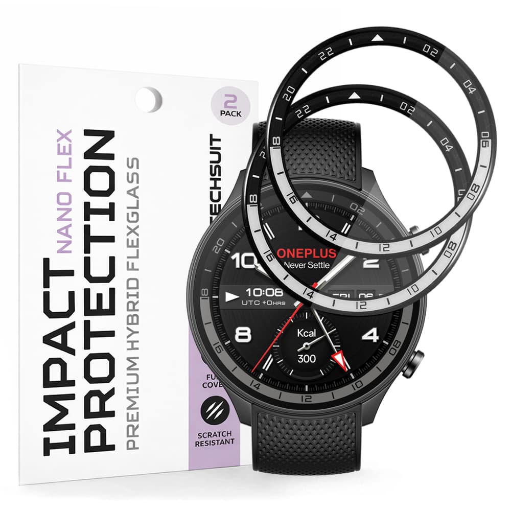 Fólie Techsuit Nano Flex (2 pack) OnePlus Watch 2R černá - náhled 1