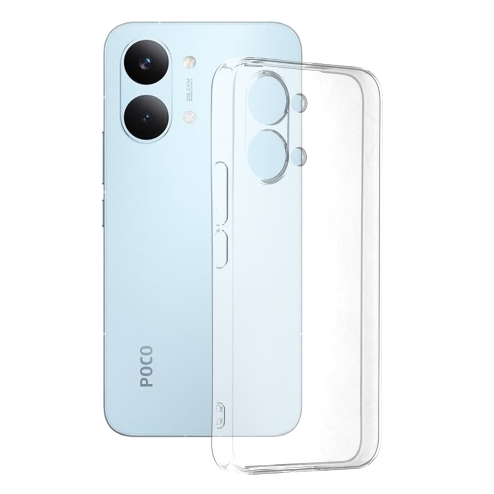 Kryt Techsuit Clear Silicone Xiaomi Poco X8 Pro Max průhledný - náhled 1