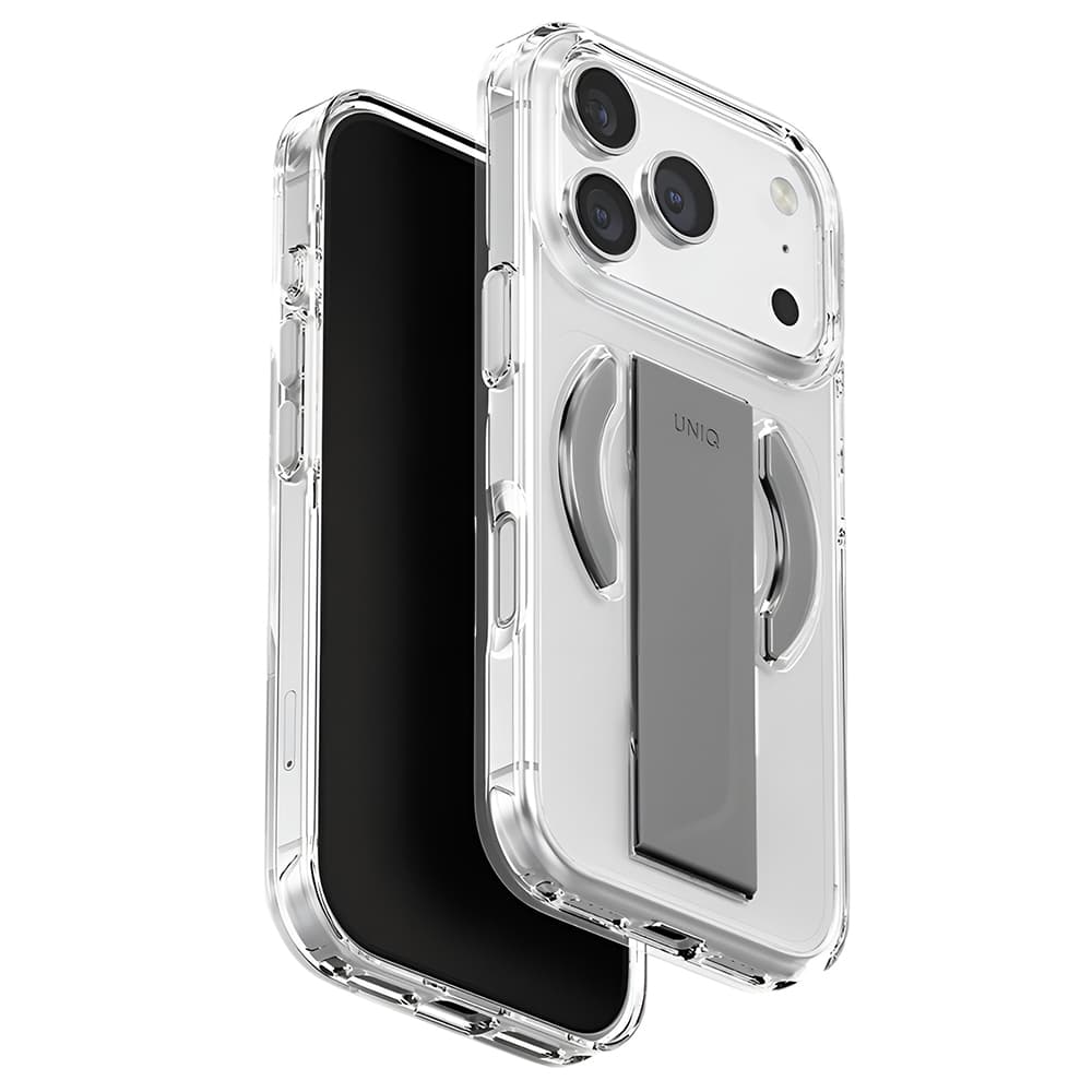 Kryt UNIQ Heldro Air MagClick iPhone 17 Pro průhledný šedý - náhled 1