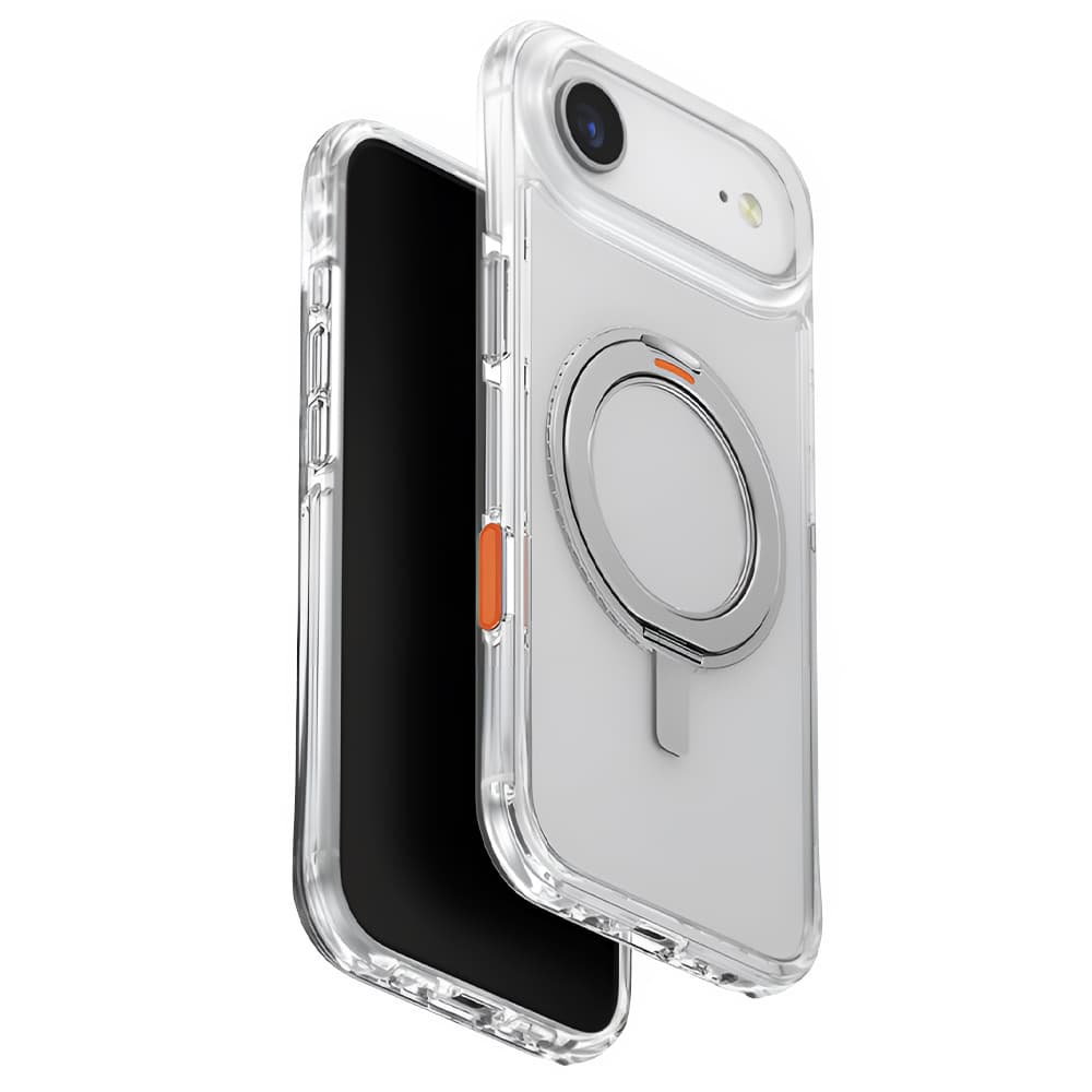 Kryt UNIQ Swivix 360° Kickstand iPhone 17 Air stříbrný - náhled 1