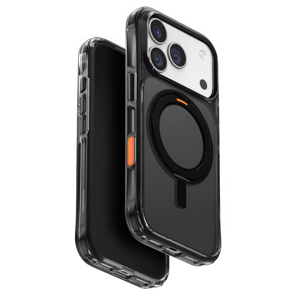 Kryt UNIQ Swivix 360° Kickstand iPhone 17 Pro černý - náhled 1