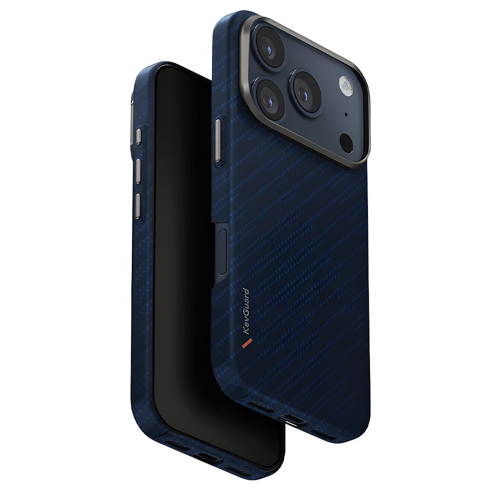 Kryt UNIQ Keva Aramid iPhone 17 Pro matně džínový - náhled 1