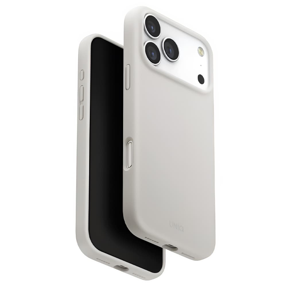 Kryt UNIQ Lino MagClick™ iPhone 17 Pro mlhavě šedý - náhled 1