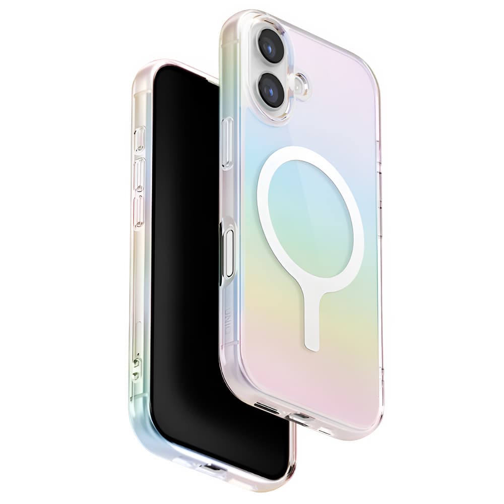 Kryt UNIQ Iridescia MagClick™ iPhone 17 duhový - náhled 1