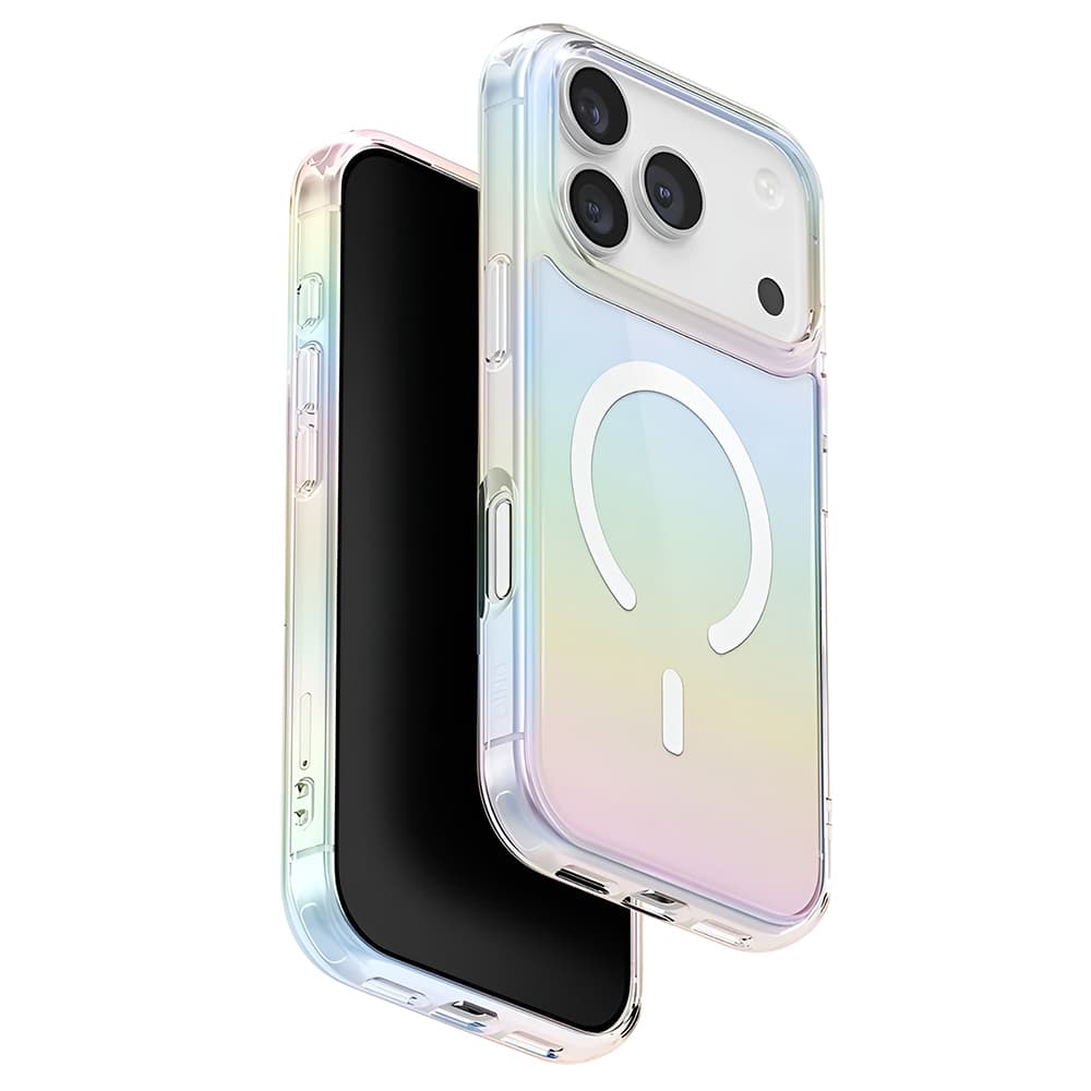 Kryt UNIQ Iridescia MagClick™ iPhone 17 Pro duhový - náhled 1