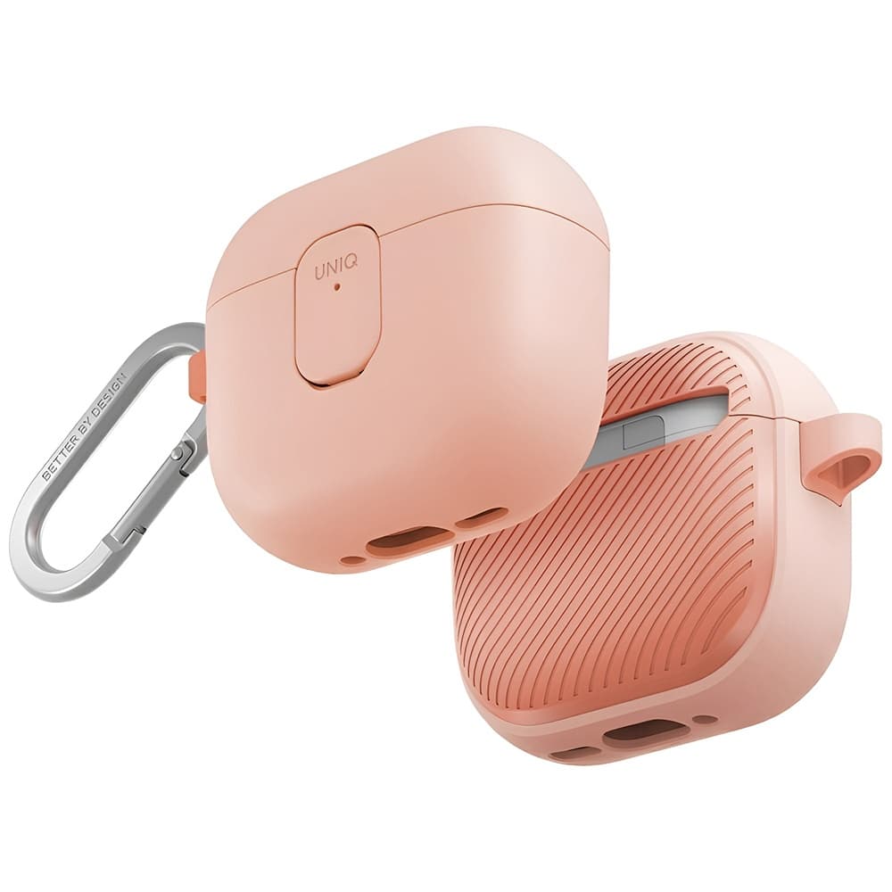 Kryt UNIQ Clyde Series AirPods 4 korálový - náhled 1
