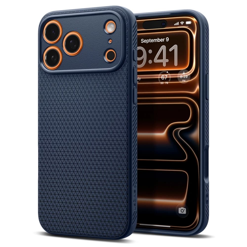 Kryt Spigen Liquid Air pro iPhone 17 Pro námořnicky modrý - náhled 1