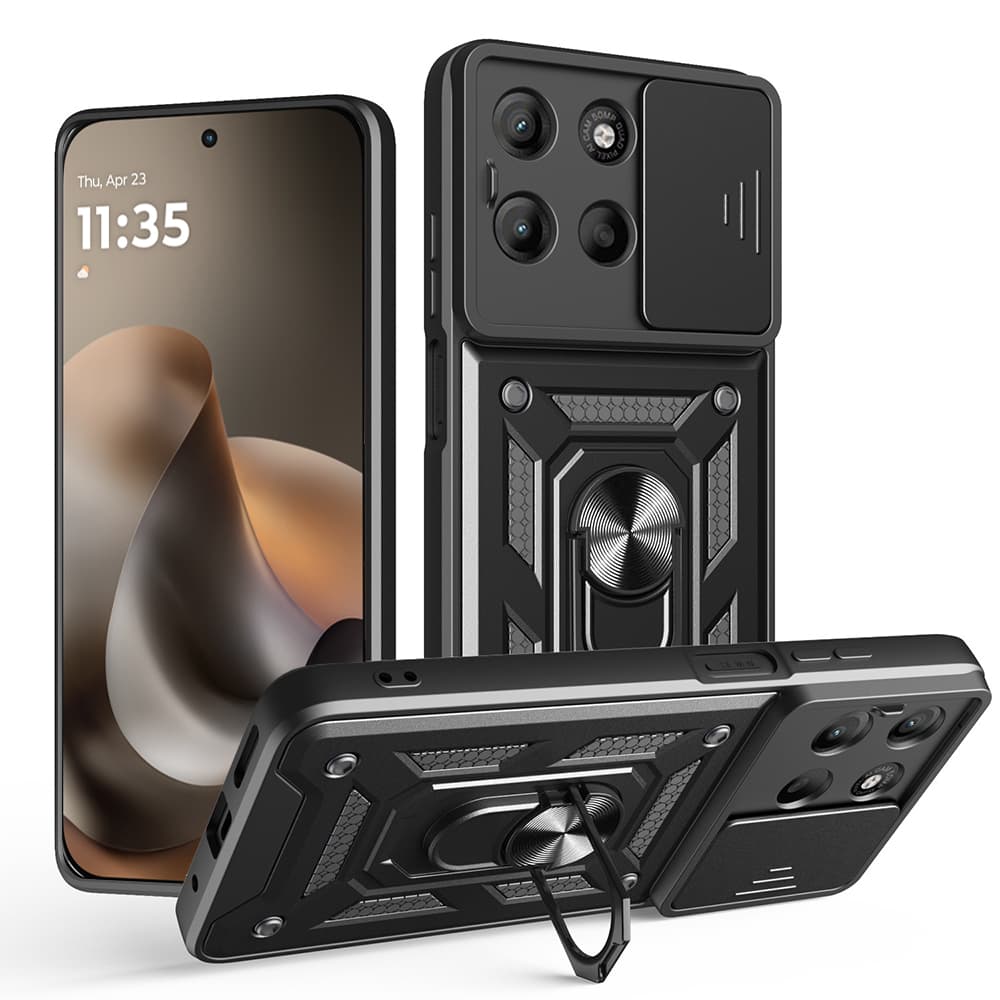 Kryt Techsuit CamShield Series pro Motorola Moto G77 / G67 černý - náhled 1