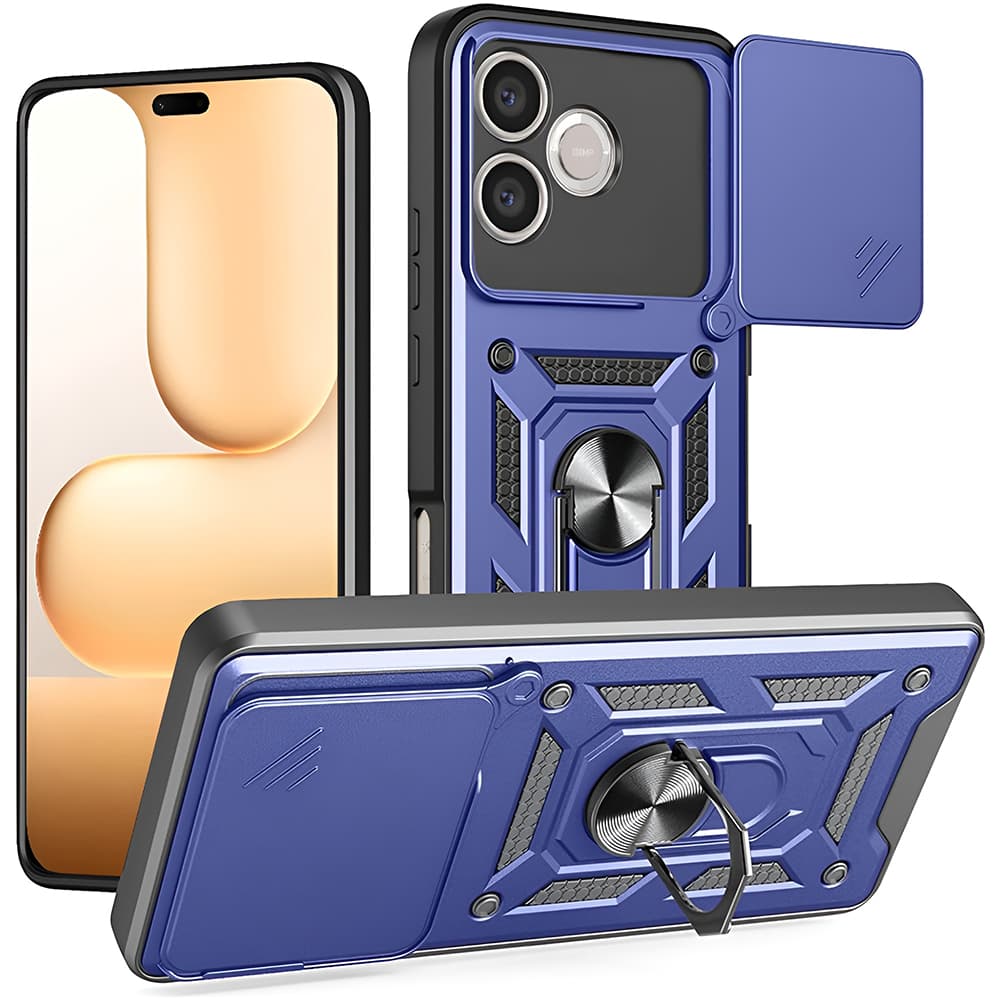 Kryt Techsuit CamShield Series pro Honor 600 Lite modrý - náhled 1