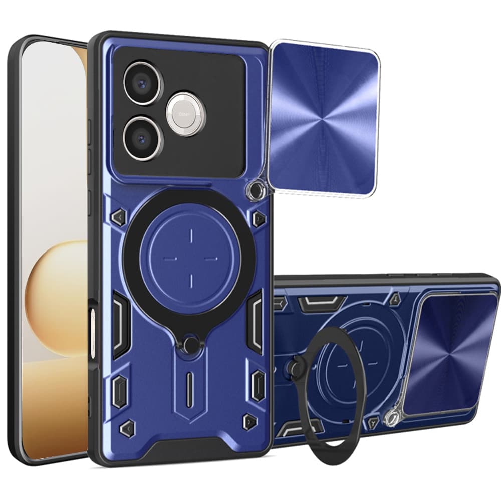 Kryt Techsuit CamGuard Pro pro Honor 600 Lite modrý - náhled 1