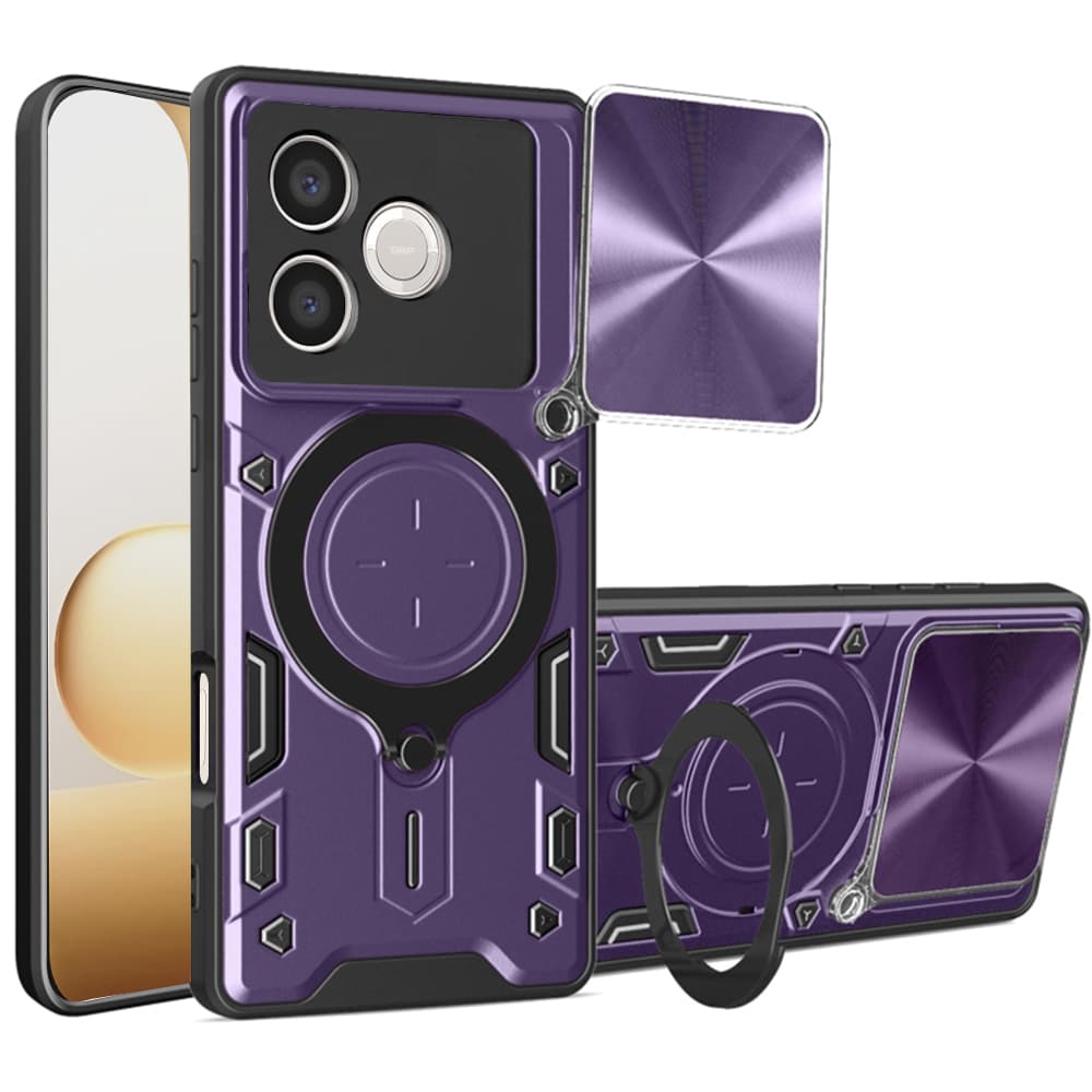 Kryt Techsuit CamGuard Pro pro Honor 600 Lite fialový - náhled 1