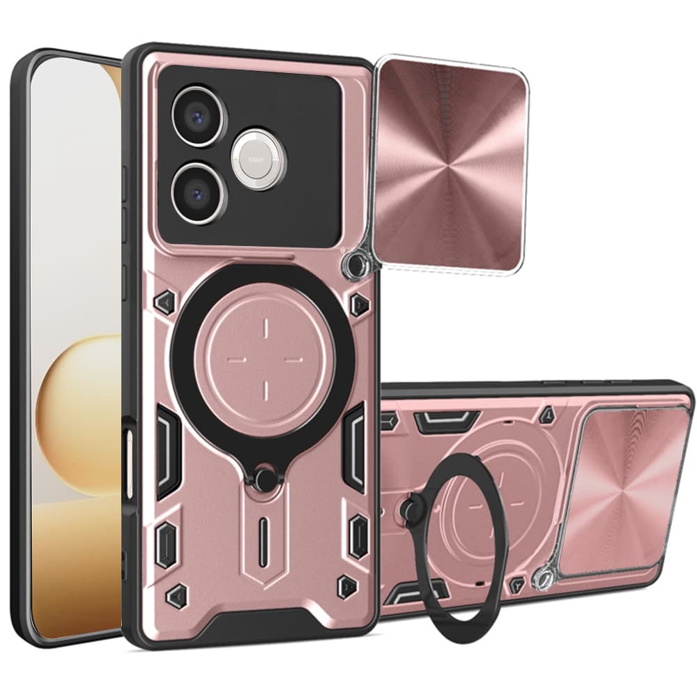 Kryt Techsuit CamGuard Pro pro Honor 600 Lite růžovozlatý - náhled 1