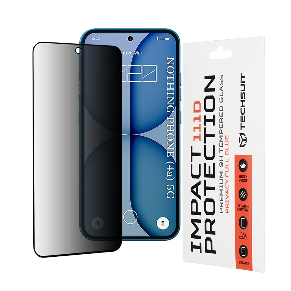 Ochranné sklo Techsuit 111D Privacy Full Glue Nothing Phone (4a) černé - náhled 1