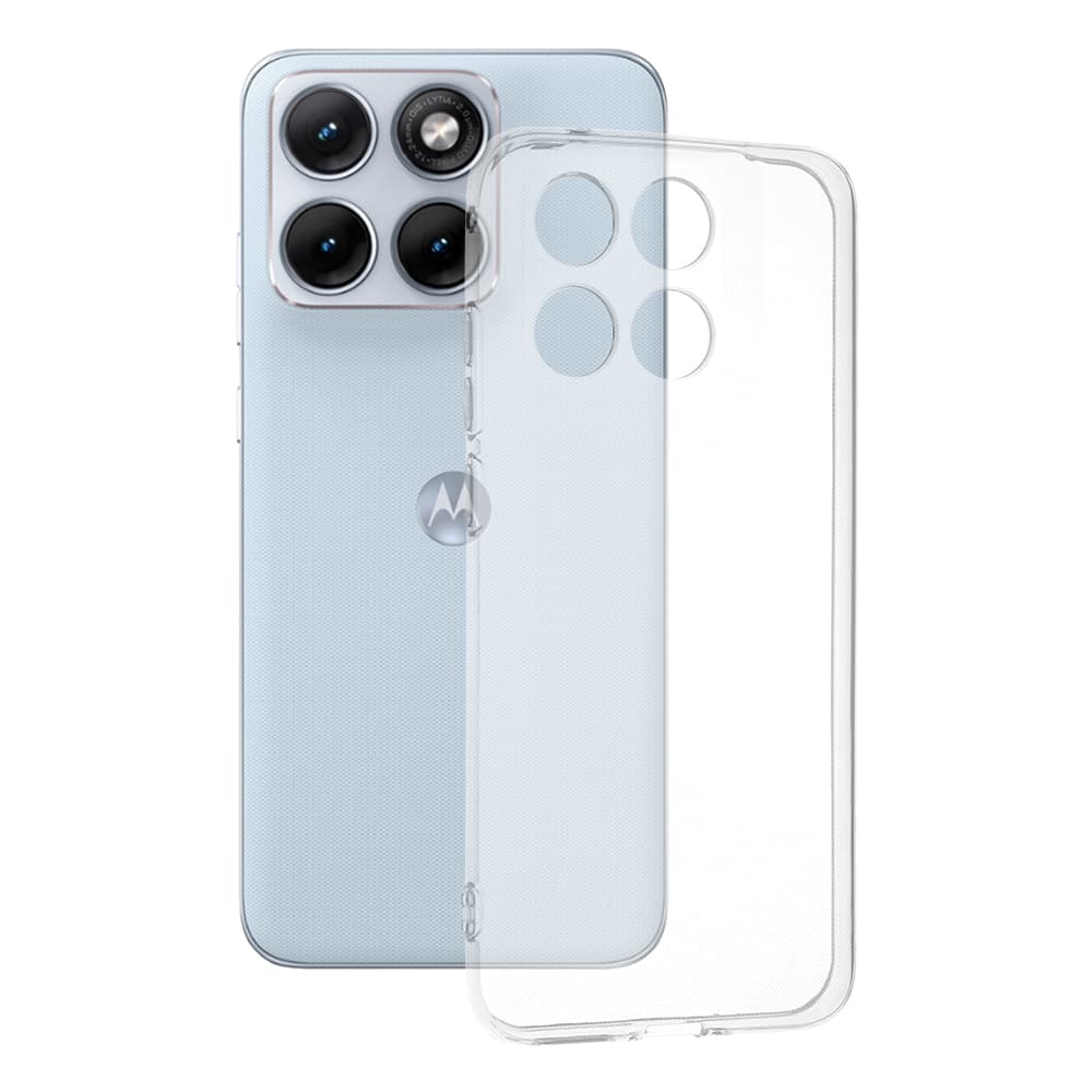 Kryt Techsuit Clear Silicone Motorola Edge 70 Fusion průhledný - náhled 1