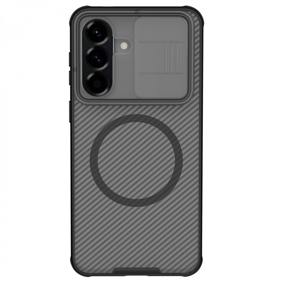Kryt zadní magnetický Nillkin CamShield PRO pro Samsung Galaxy A57 průhledně černý - náhled 1