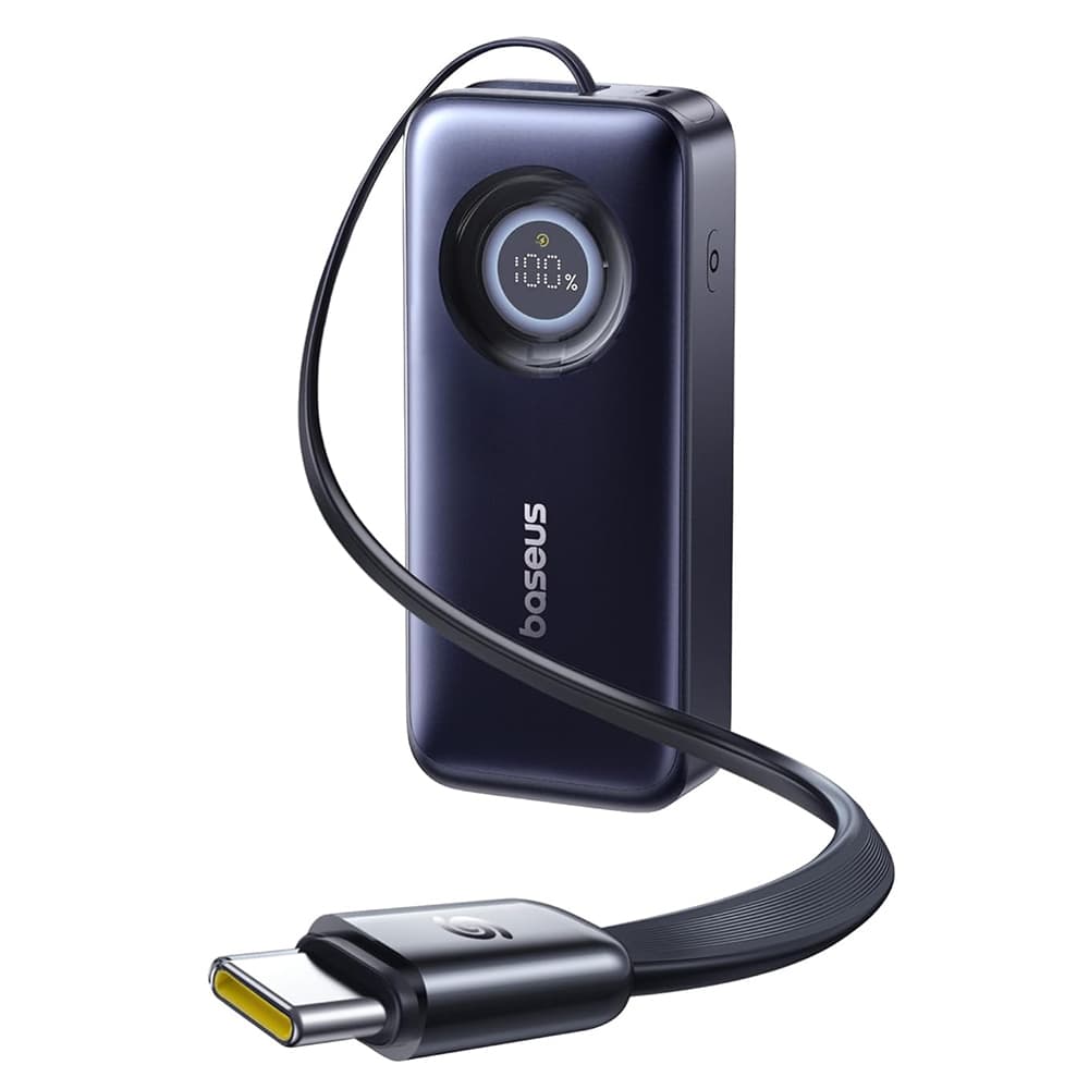 Powerbanka Baseus Enercore CR11 20000mAh (67W) s integrovaným kabelem černá