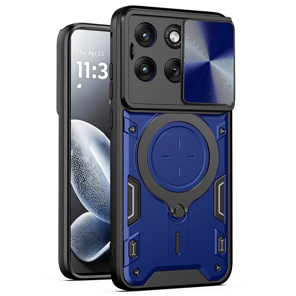 Ochranný kryt Techsuit CamGuard Pro pro Motorola Edge 70 Fusion modrý - náhled 1