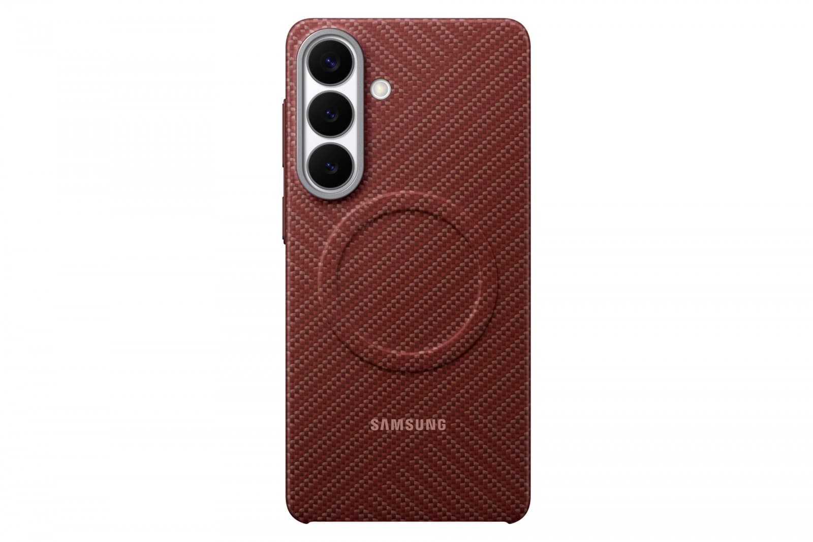 Kryt magnetický Samsung Carbon (EF-KS947SRE) pro Galaxy S26+ korálově červený - náhled 1