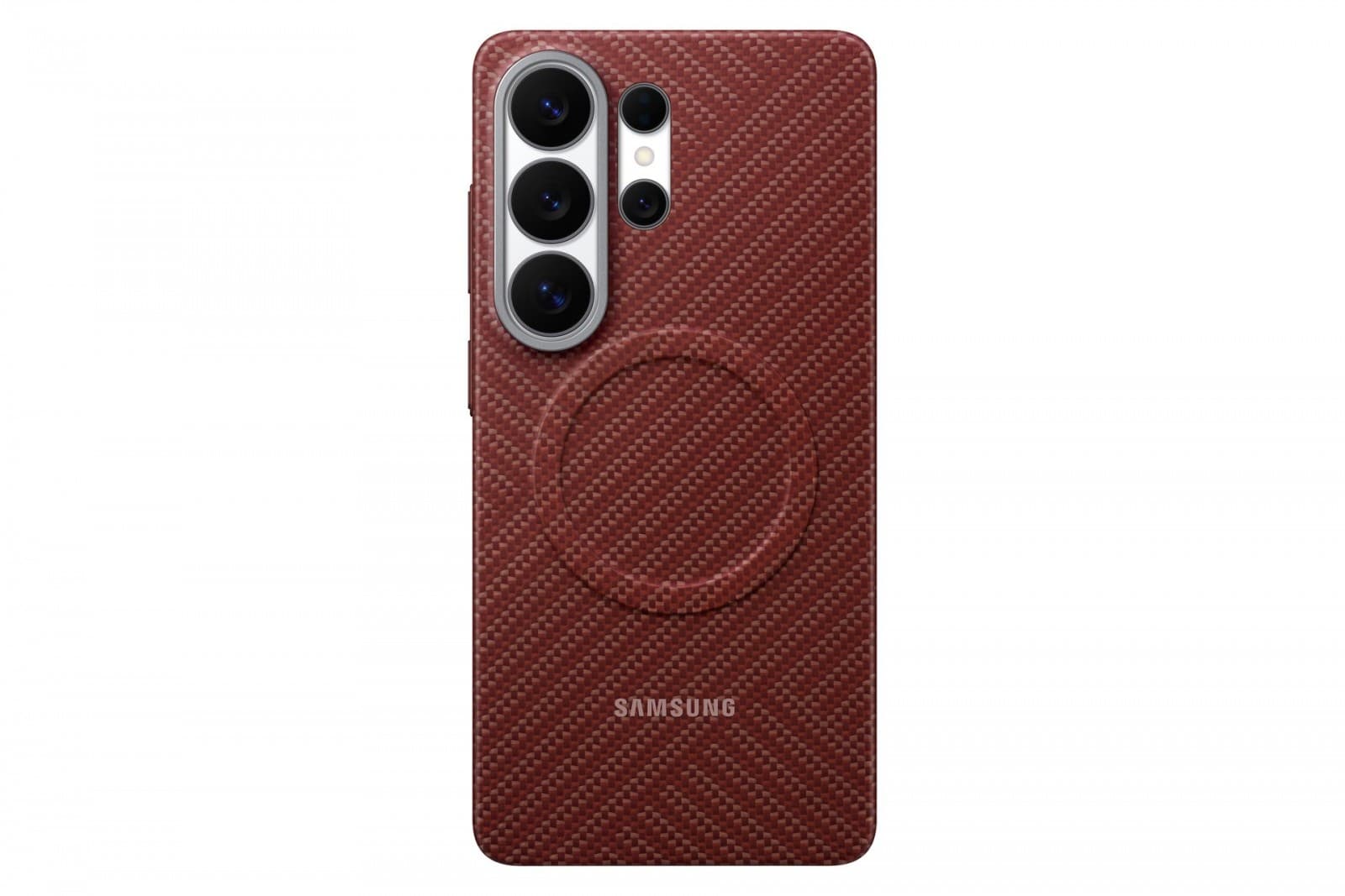 Kryt magnetický Samsung Carbon (EF-KS948SRE) pro Galaxy S26 Ultra korálově červený - náhled 1