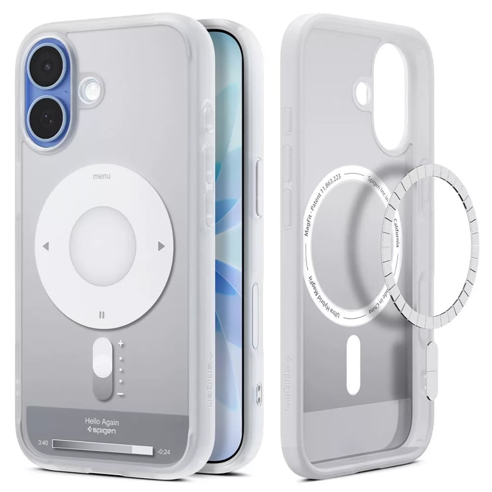 Kryt Spigen - Ultra Hybrid Classic MagSafe (ACS10389) - iPhone 17 - stříbrný - náhled 1