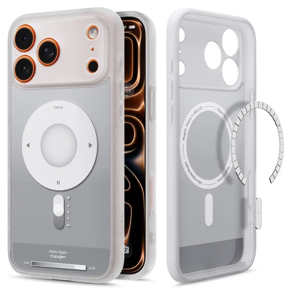 Kryt Spigen - Ultra Hybrid Classic MagSafe (ACS10291) - iPhone 17 Pro Max - stříbrný - náhled 1