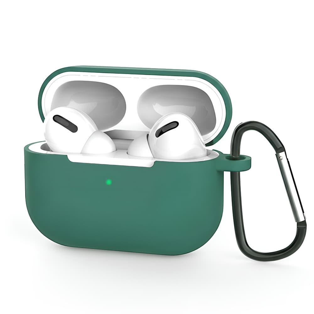 Pouzdro na sluchátka Techsuit - Silicone Case - for AirPods Pro 3 - zelené - náhled 1
