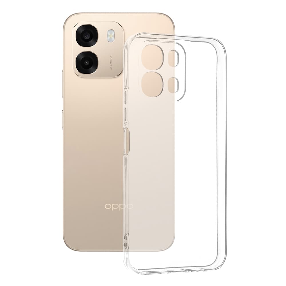 Kryt Techsuit - Clear Silicone - Oppo A6 4G - průhledný - náhled 1