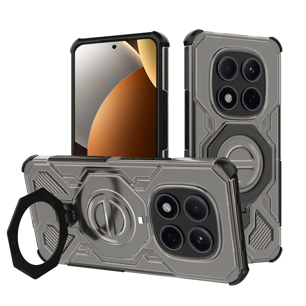 Kryt Techsuit Carbon Shield PRO pro Xiaomi Redmi Note 15 Pro+ 5G / Poco M8 Pro 5G kouřově černý - náhled 1
