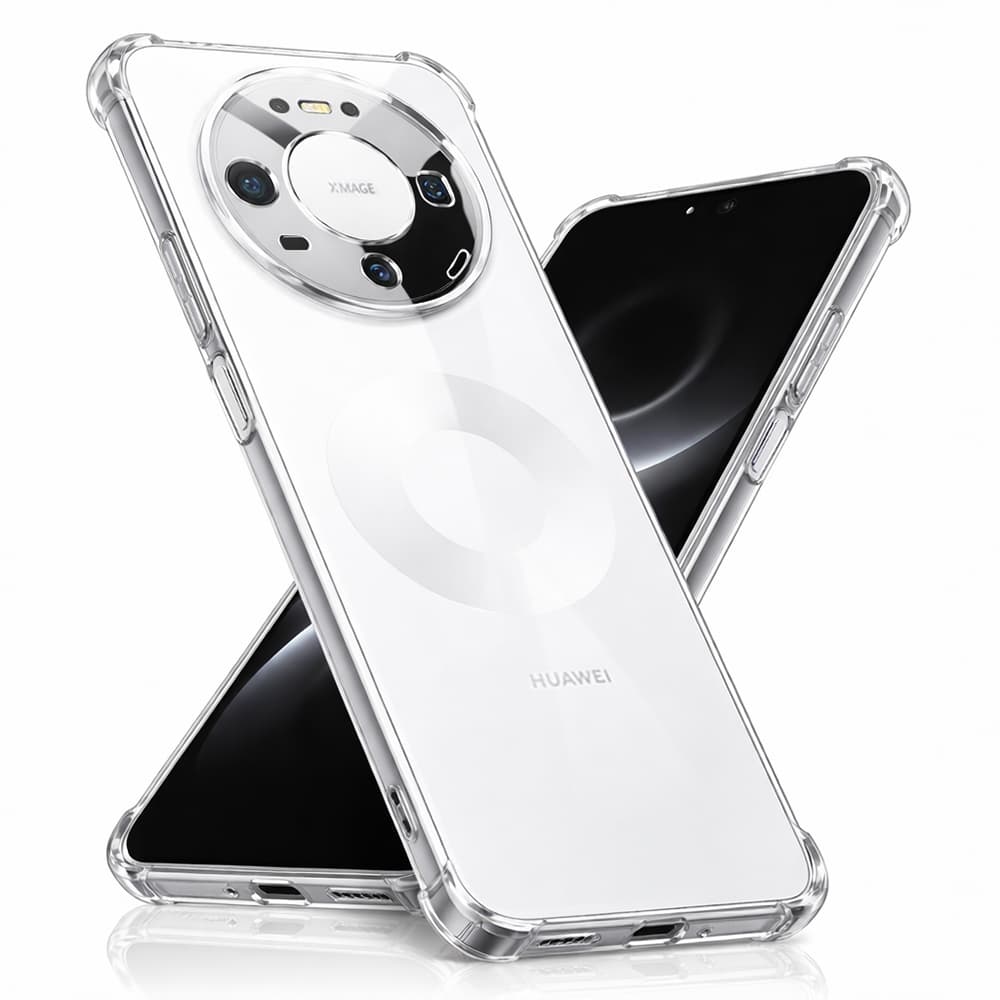 Silikonový kryt Techsuit Shockproof Clear pro Huawei Mate 80 Pro průhledný - náhled 1