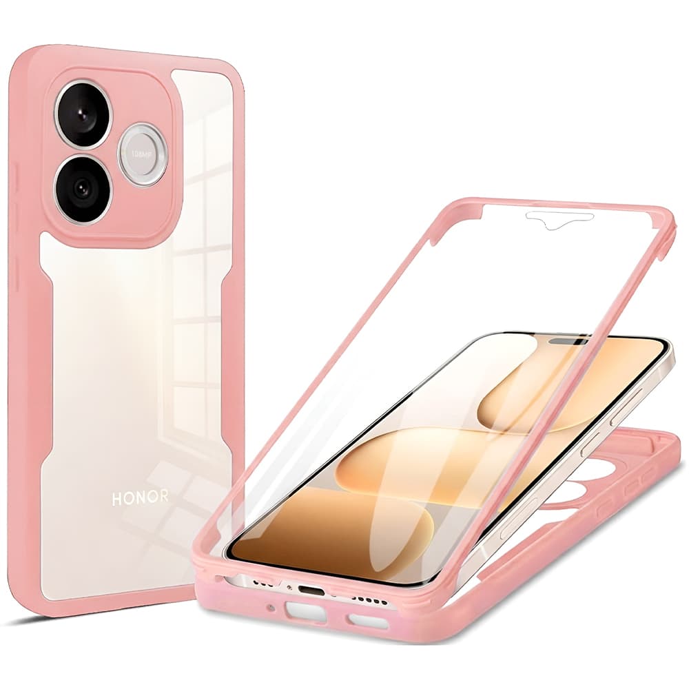 Ochranný set Techsuit ColorVerse 360 Series pro Honor 600 Lite růžový - náhled 1