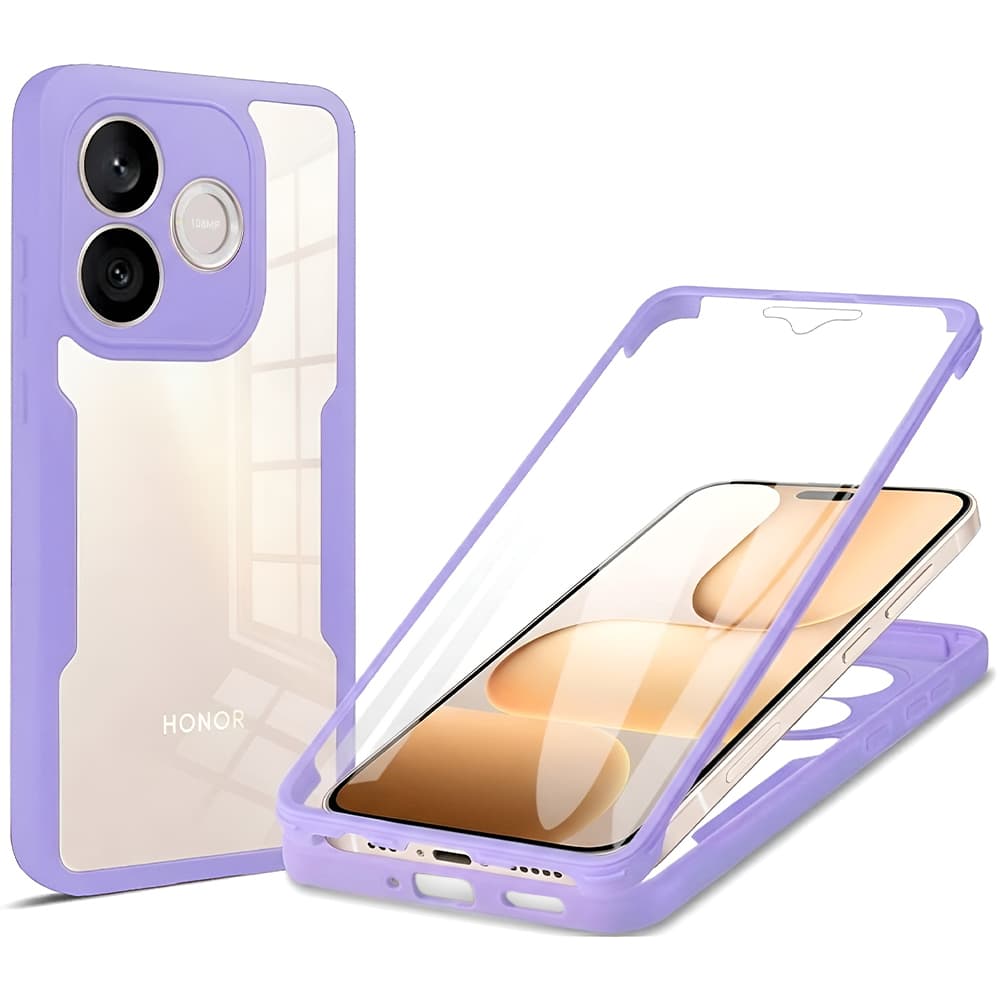 Ochranný set Techsuit ColorVerse 360 Series pro Honor 600 Lite fialový - náhled 1