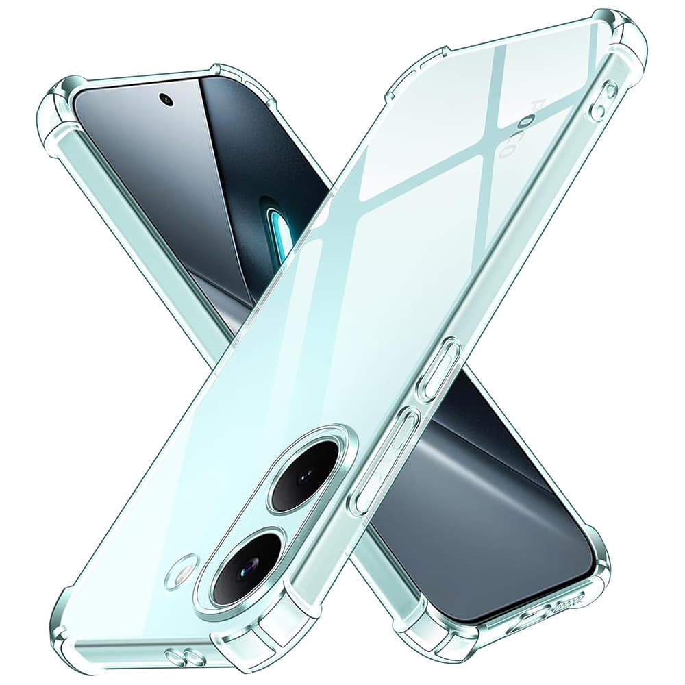 Kryt Techsuit Shockproof Clear Silicone pro Xiaomi Poco X8 Pro průhledný - náhled 1