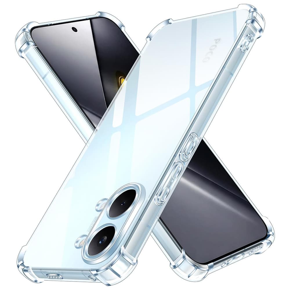 Kryt Techsuit Shockproof Clear Silicone pro Xiaomi Poco X8 Pro Max průhledný - náhled 1
