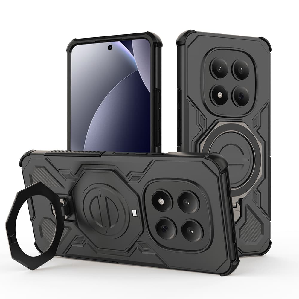 Kryt Techsuit Carbon Shield PRO pro Xiaomi Redmi Note 15 Pro 4G černý - náhled 1