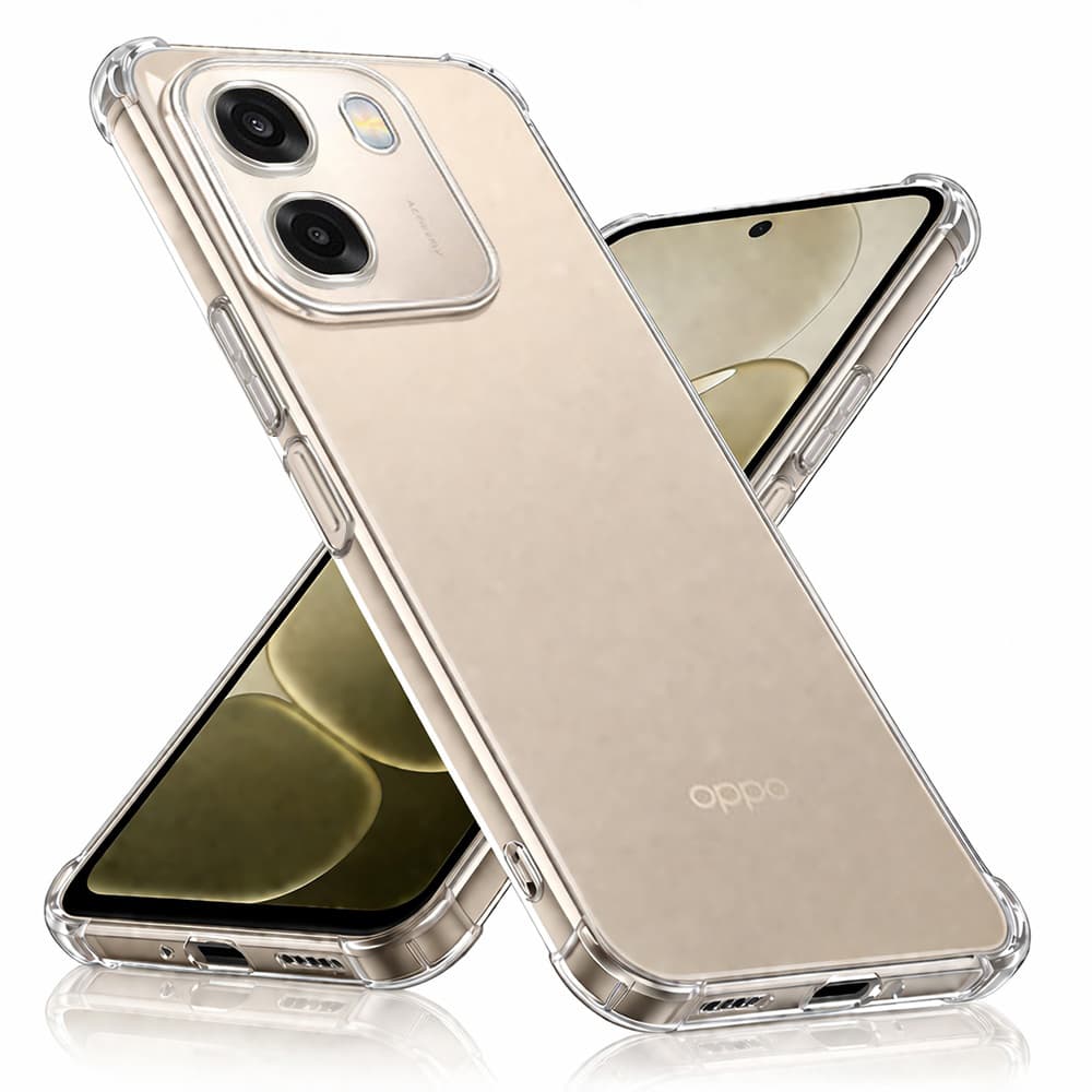 Kryt Techsuit Shockproof Clear Silicone pro Oppo A6 4G průhledný - náhled 1