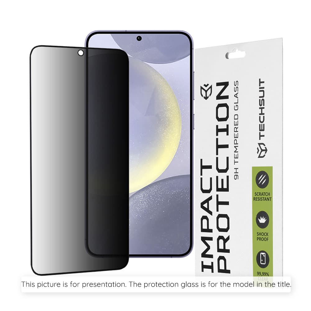 Tvrzené sklo Techsuit 111D Privacy Full Glue pro OnePlus 15R černé